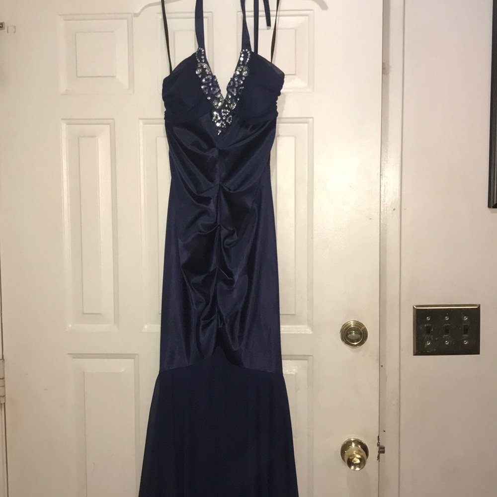 Halter top formal gown